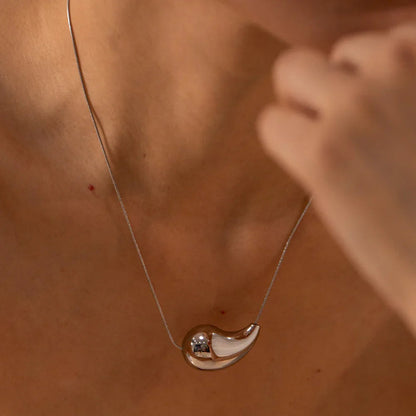 [Raffine]Sandra Drop Necklace