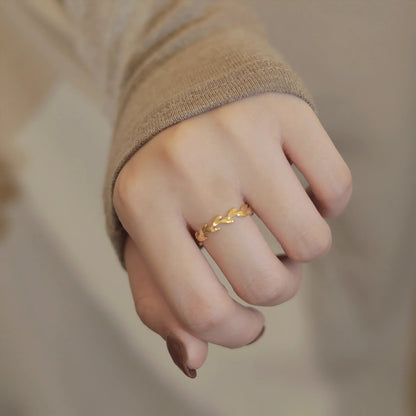 [Raffine]Rhea Golden Vine Ring