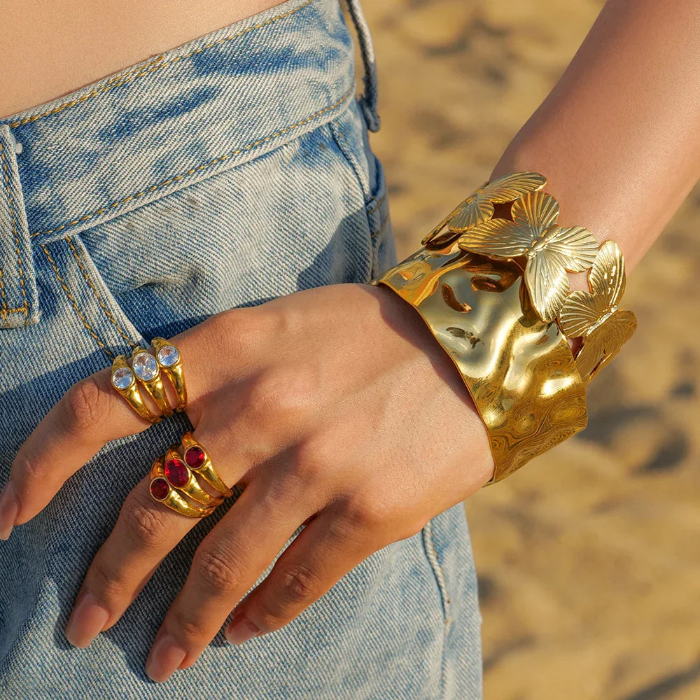[Raffine]Hope Gold Bangle