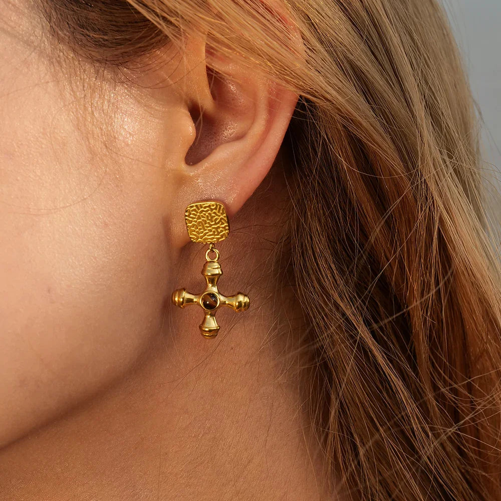 [Raffine]Della Gold Earrings