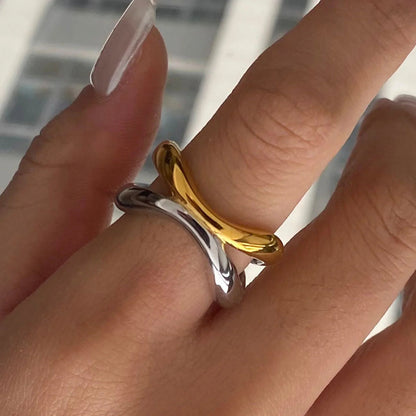 [Raffine]Deanna Gold Intertwined Ring