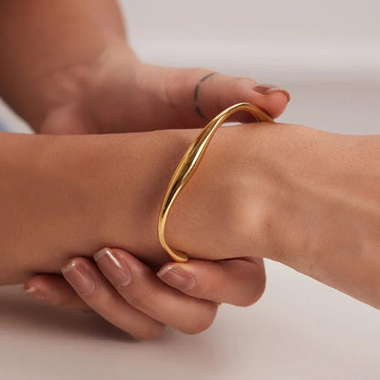 [Raffine]Tiffany Gold Bangle