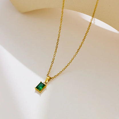 [Raffine]Emi Green Necklace