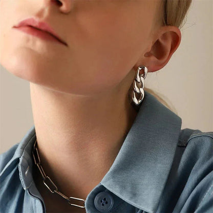 [Raffine]Giselle Gold Chain Earring
