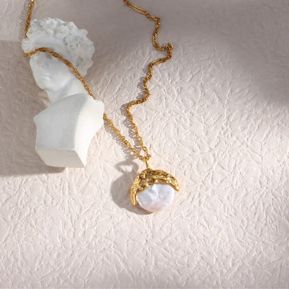 [Raffine]Kimberly Pearl Necklace