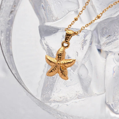 [Raffine]Emmie Gold Starfish Pendant