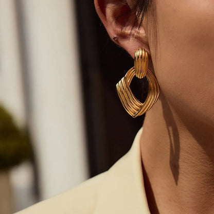 [Raffine]Selma Gold Knot Earrings