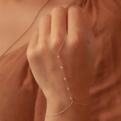 [Raffine]Evelyne Gold Chain Bracelet