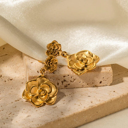 [Raffine]Thelma Gold Earrings