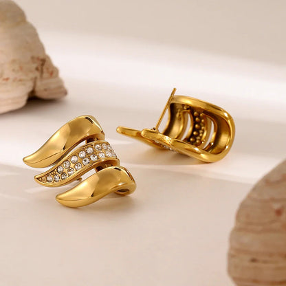 [Raffine]Charmaine Gold Earrings
