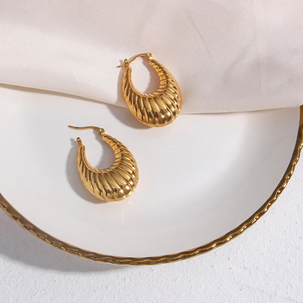 [Raffine]Camila Croissant Earrings