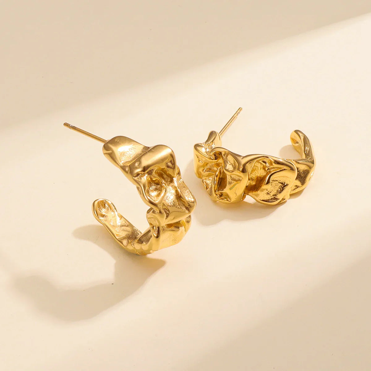 [Raffine]Ashley Gold Earrings