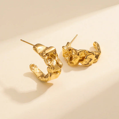 [Raffine]Ashley Gold Earrings