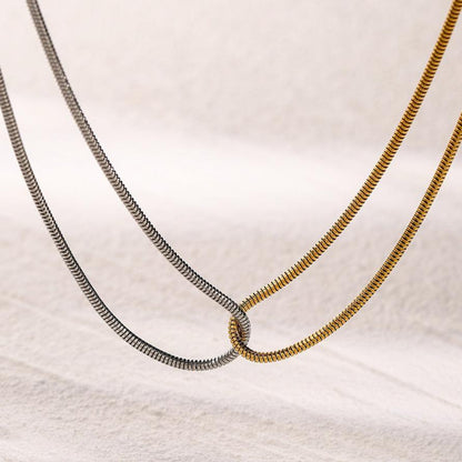 [Raffine]Talia Two Tone Necklace