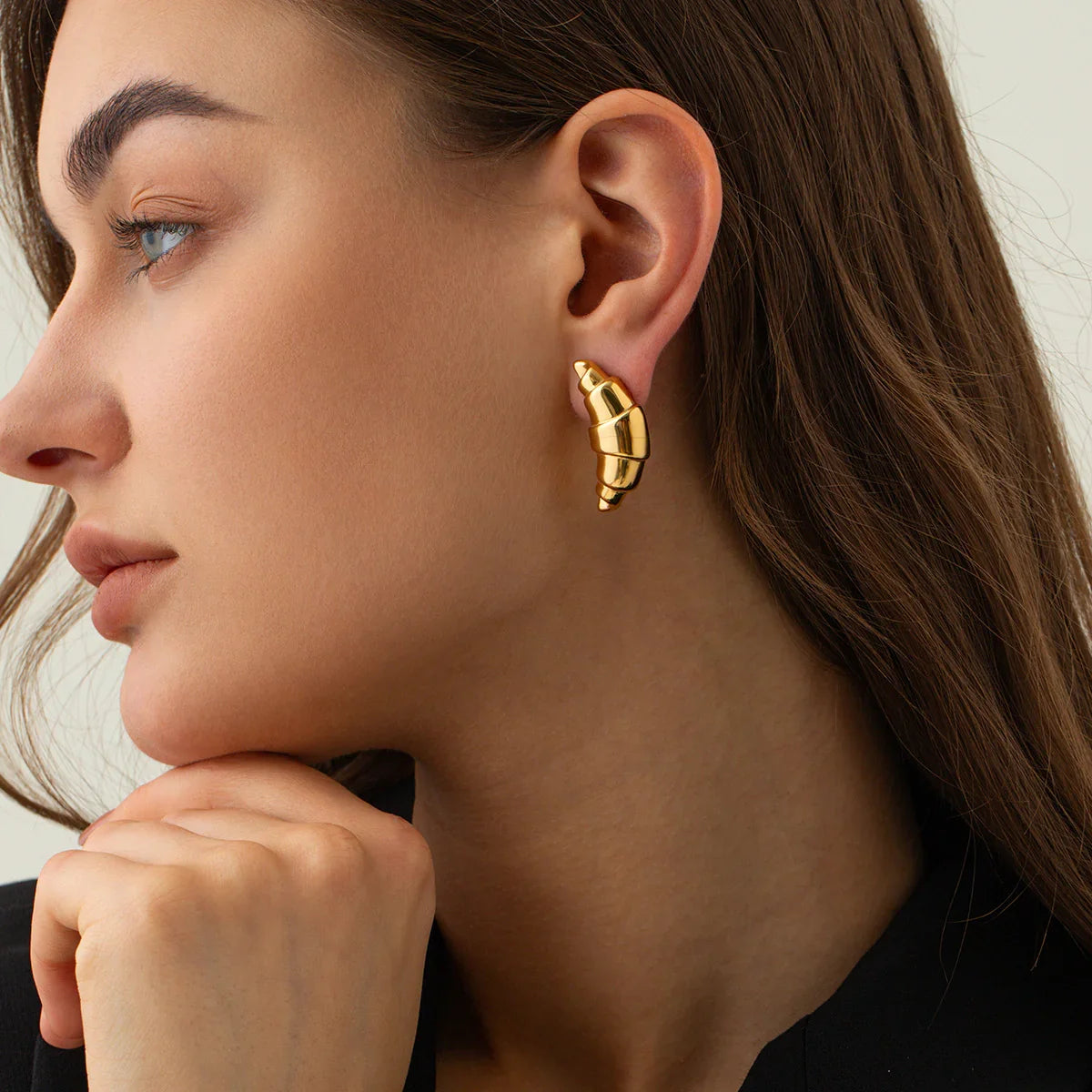 [Raffine]Emberly Gold Earrings