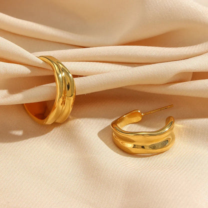 [Raffine]Emily Wave Earrings