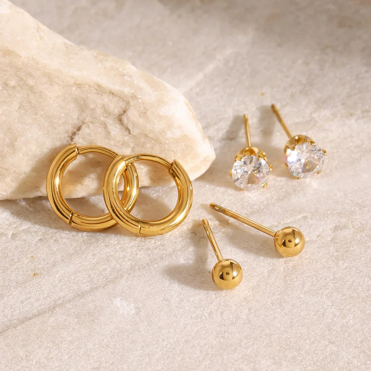 [Raffine]Megan Diamond Earring Bundle