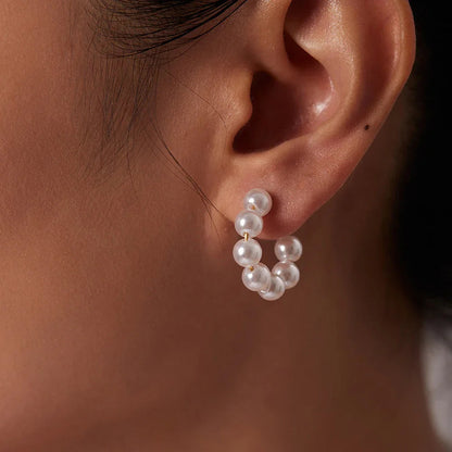 [Raffine]Nina Pearl Earrings