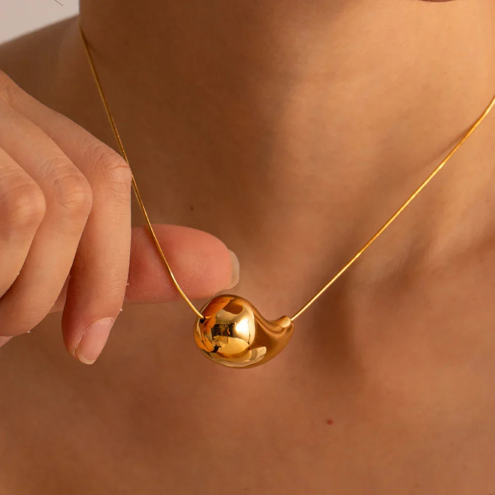 [Raffine]Sandra Drop Necklace