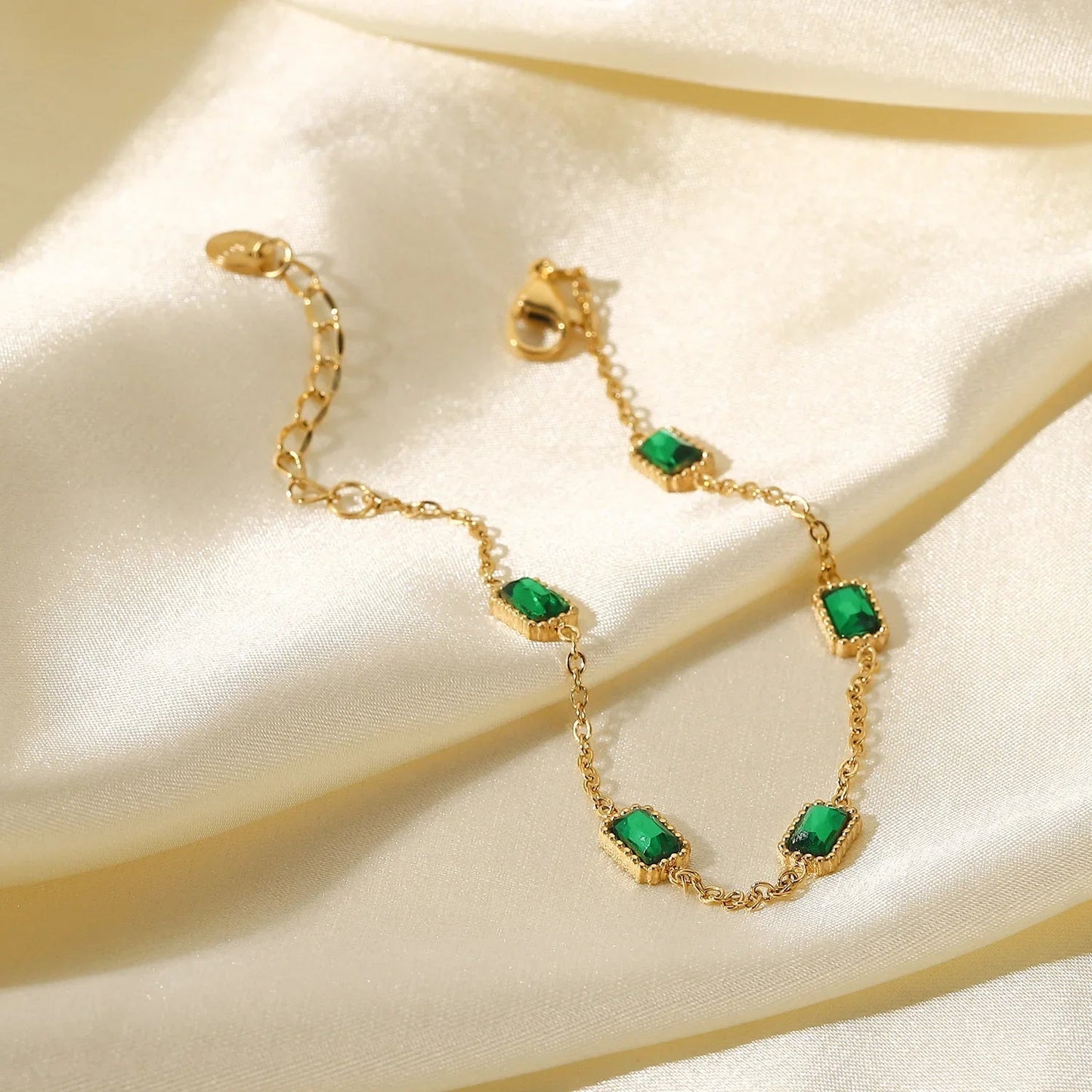 [Raffine]Erin Green Bracelet