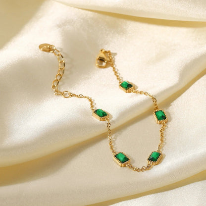 [Raffine]Erin Green Bracelet