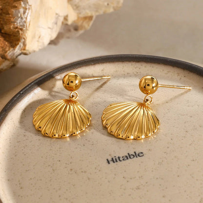[Raffine]Delianna Shell Earrings