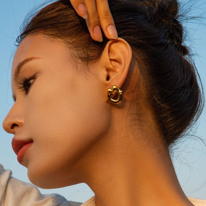 [Raffine]Odessa Gold Earrings