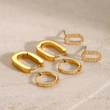 [Raffine]Ryleigh Diamond Hoop Bundle