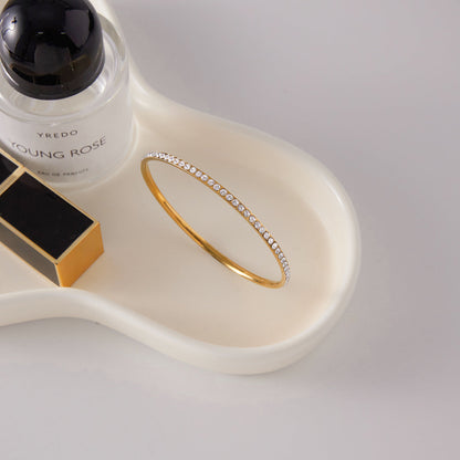 [Raffine]Kalista Diamond Gold Bangle