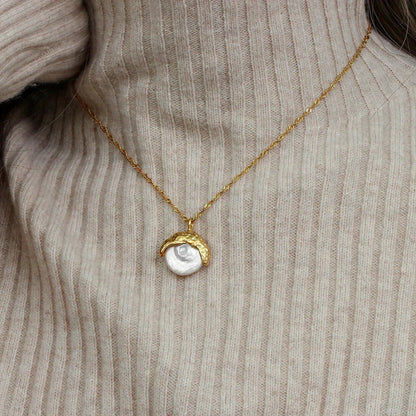 [Raffine]Kimberly Pearl Necklace