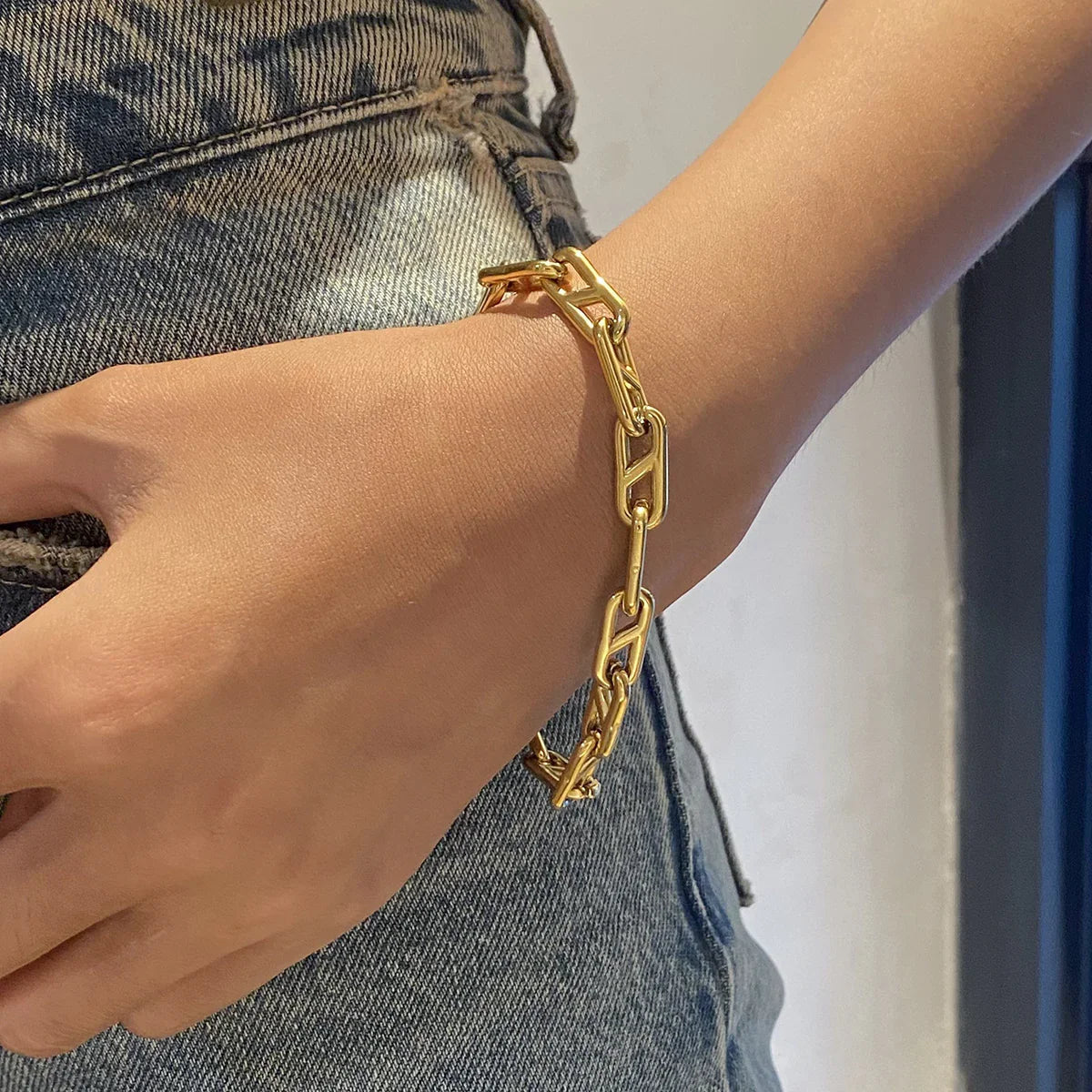 [Raffine]Melissa Gold Chain Bracelet