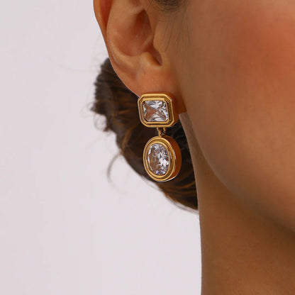 [Raffine]Amanda Diamond Earrings