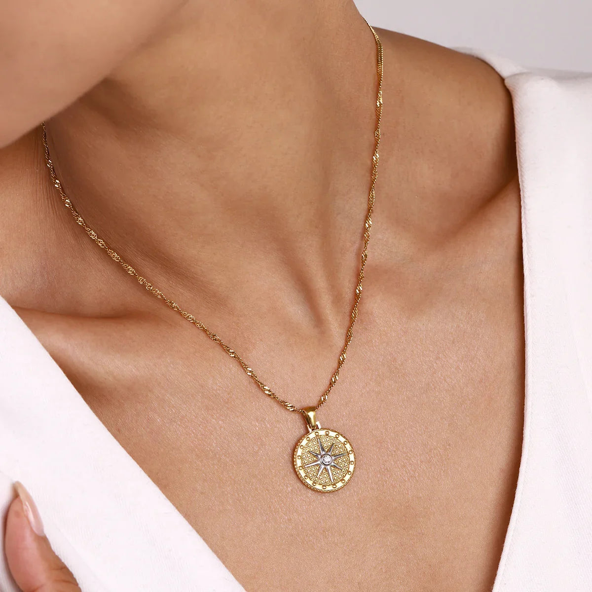 [Raffine]Parker Gold Star Pendant