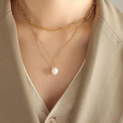 [Raffine]Undine Freshwater Pearl Necklace