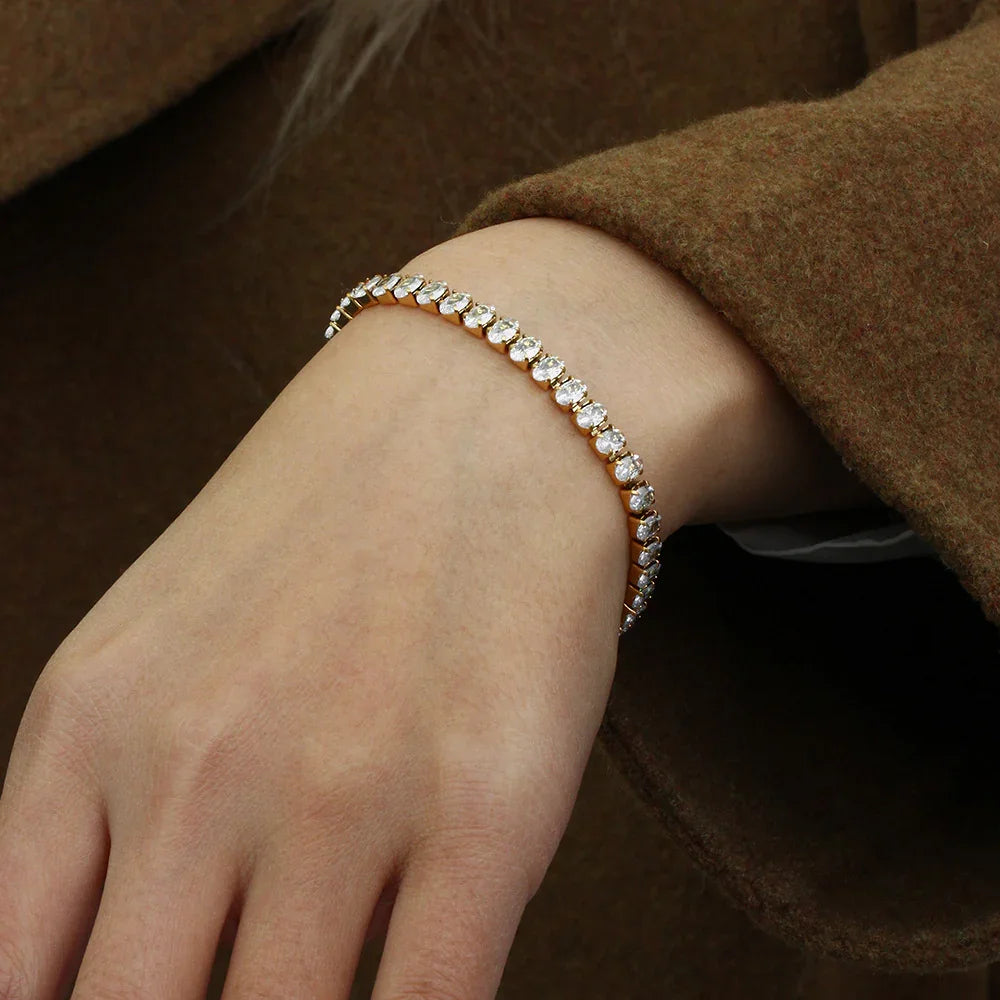 [Raffine]Wisteria Diamond Tennis Bracelet