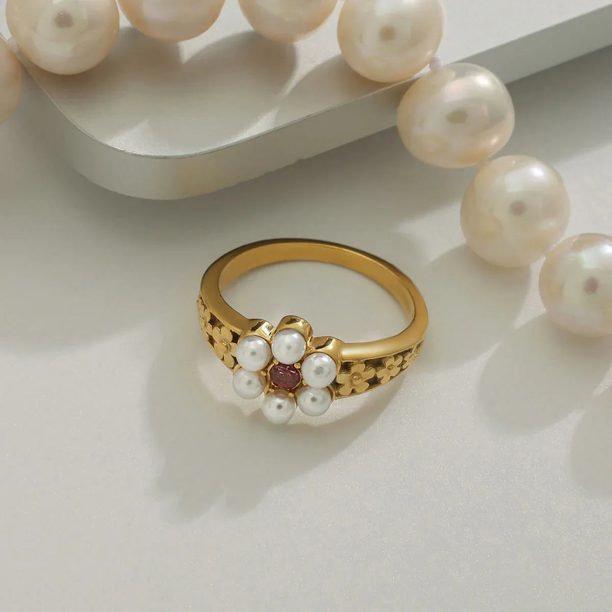 [Raffine]Thalia Freshwater Pearl Ring