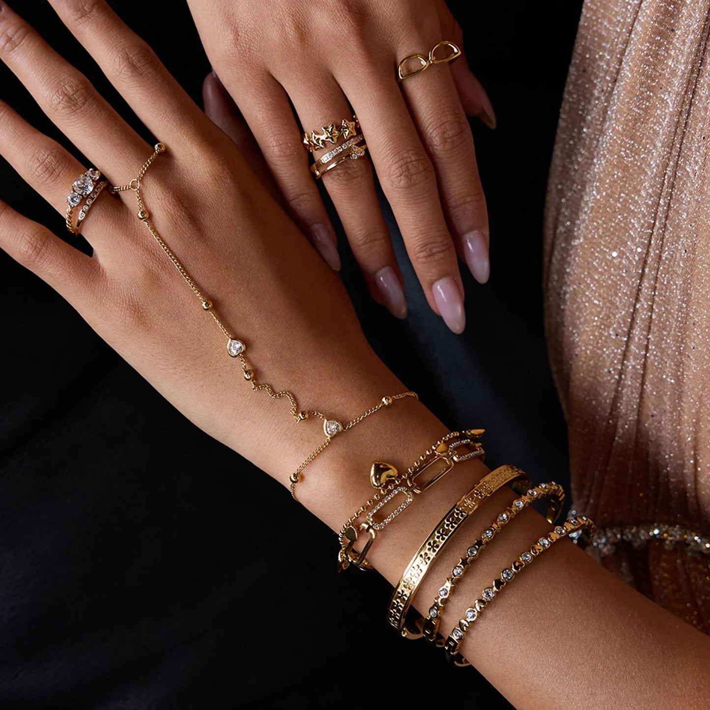 [Raffine]Winslow Gold Hand Chain