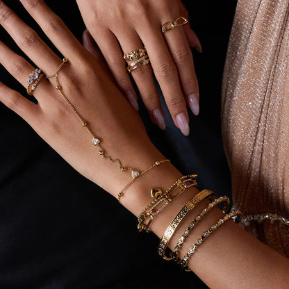 [Raffine]Winslow Gold Hand Chain