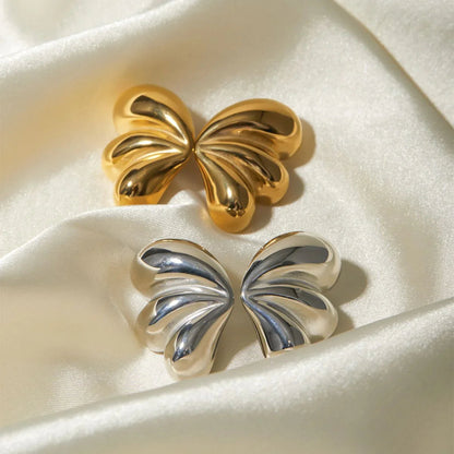 [Raffine]Liesel Gold Butterfly Earrings