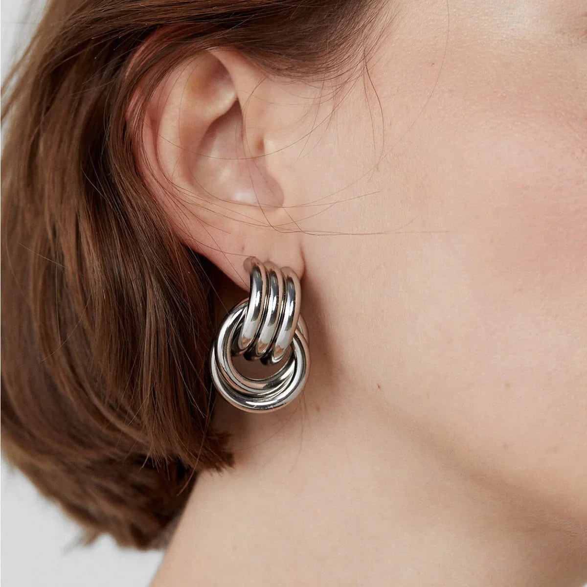 [Raffine]Luna Layered Hoop Earrings