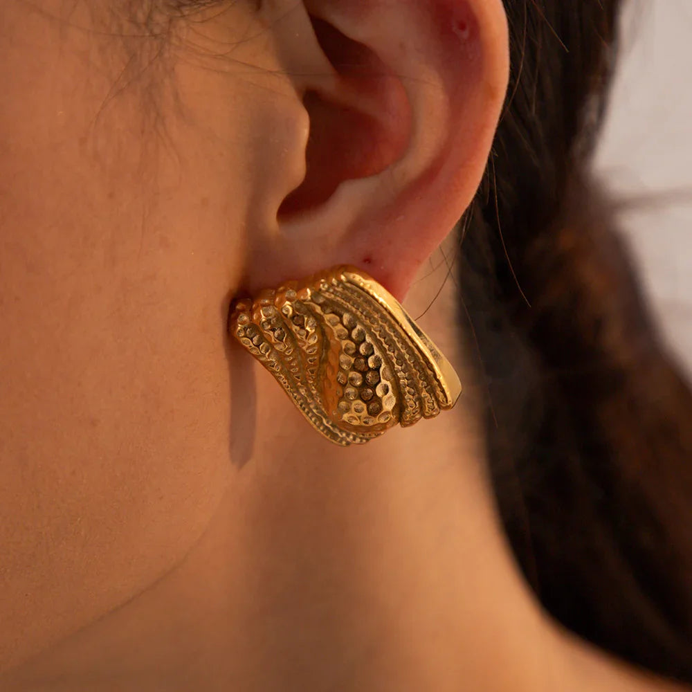 [Raffine]Marigold Gold Earrings