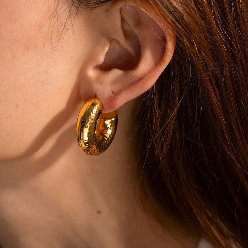 [Raffine]Bethany Gold Earrings