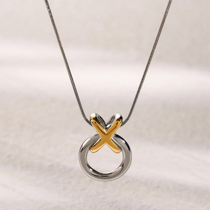 [Raffine]Mirabelle Ring Knot Necklace