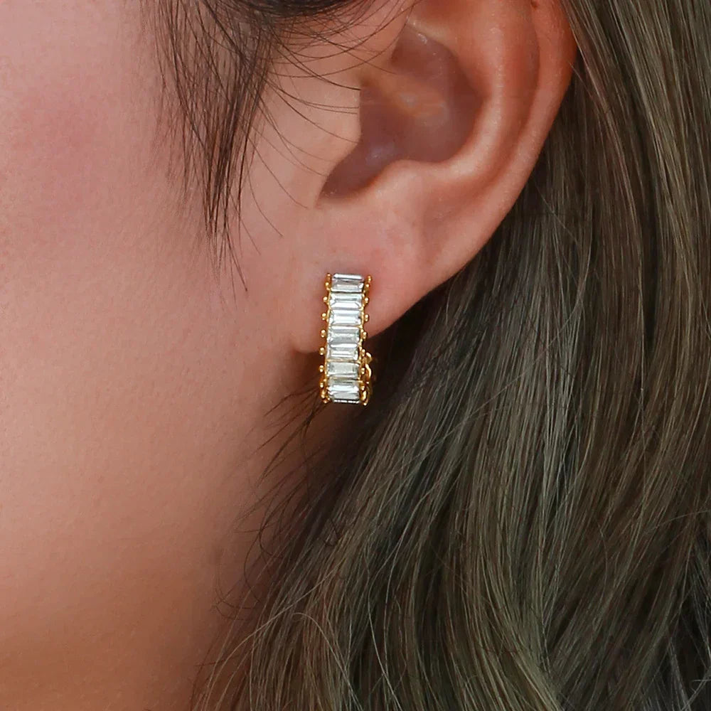 [Raffine]Agnes Diamond Earrings