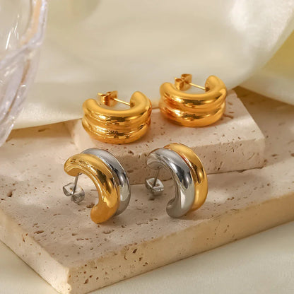 [Raffine]Henrietta Gold Earrings