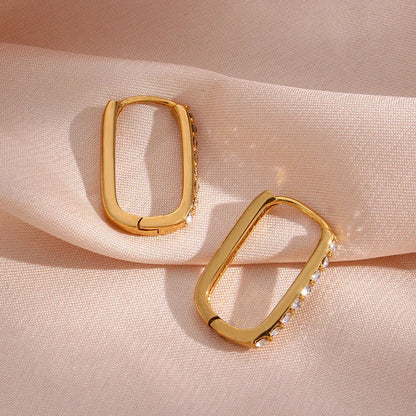 [Raffine]Maya Gold Hoop Earrings