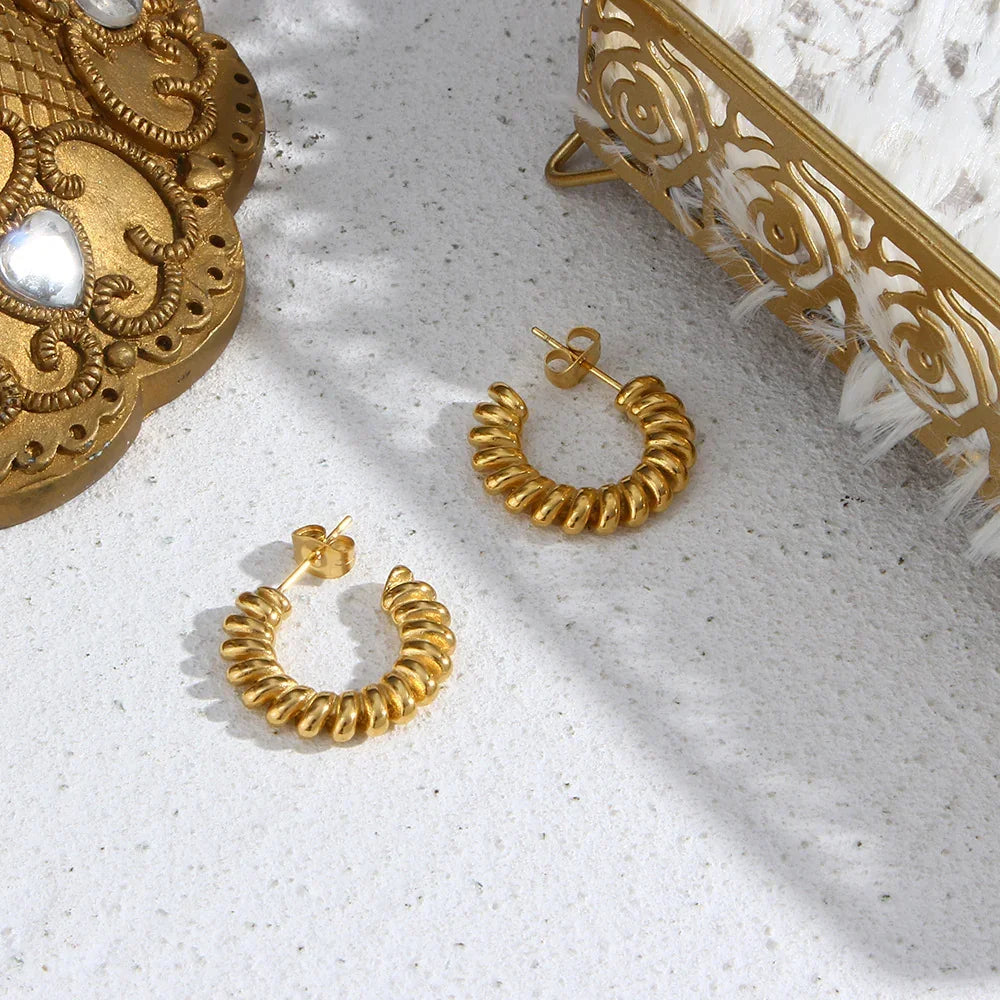 [Raffine]Brynlee Twisted Earrings