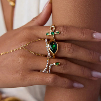 [Raffine]Joy Diamond Knot Gold Ring