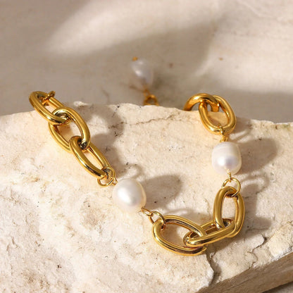 [Raffine]Ysabel Chunky Freshwater Pearl Bracelet
