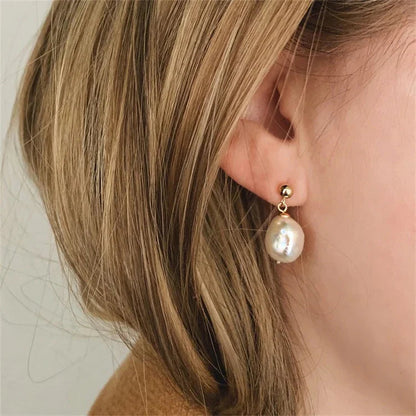 [Raffine]Gloria Freshwater Pearl Earrings